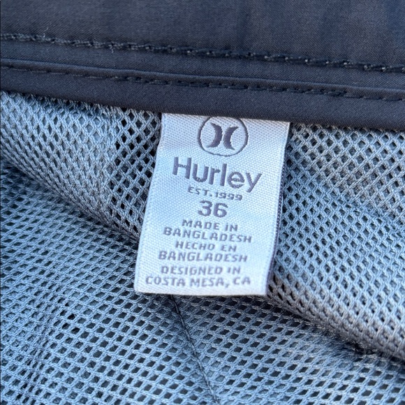 NWT Hurley All Day Hybrid Shorts in Gray. Men's 36. Classic skater/street style! - Picture 13 of 15
